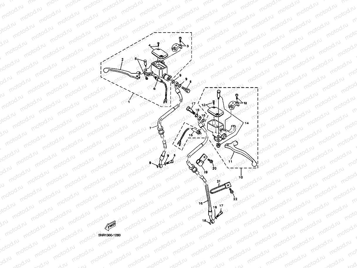 FRONT MASTER CYLINDER