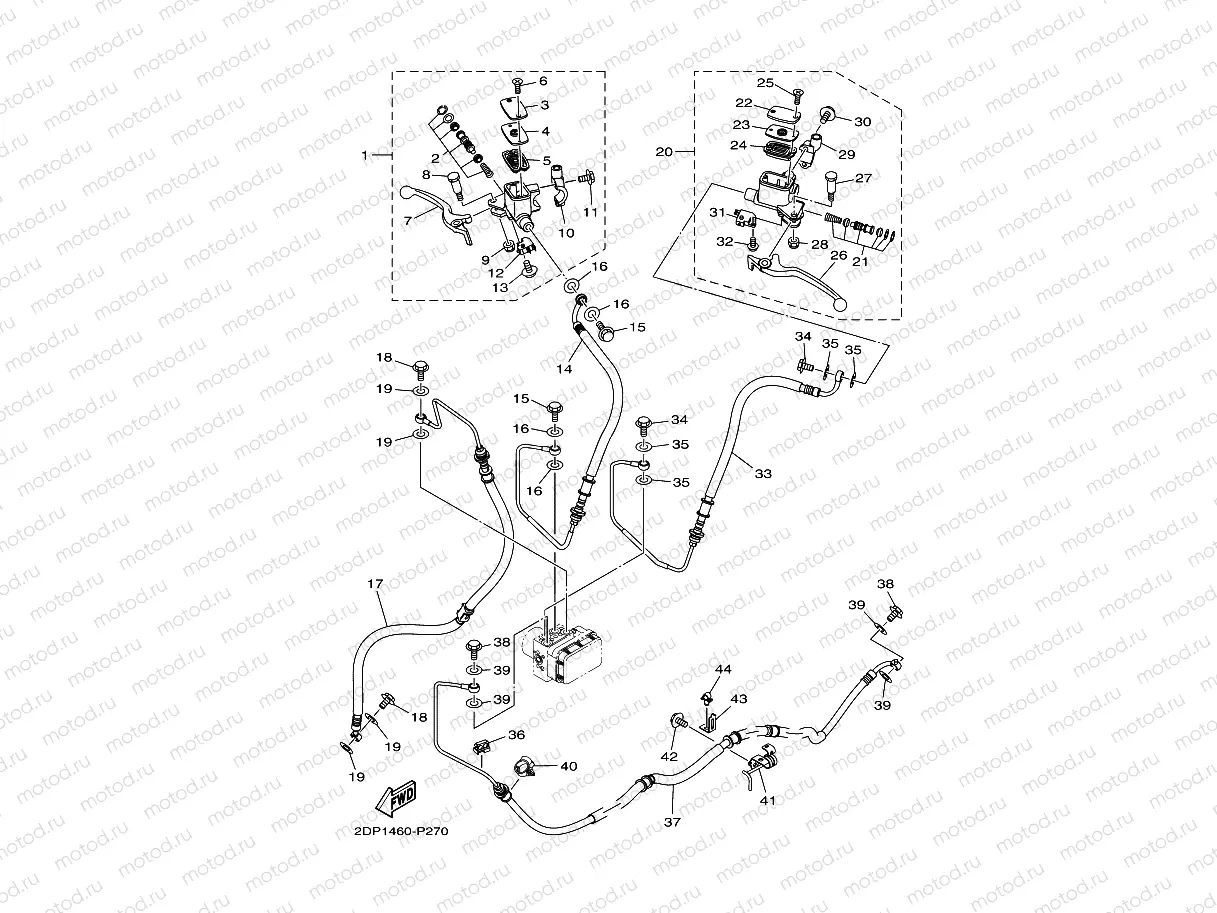FRONT MASTER CYLINDER