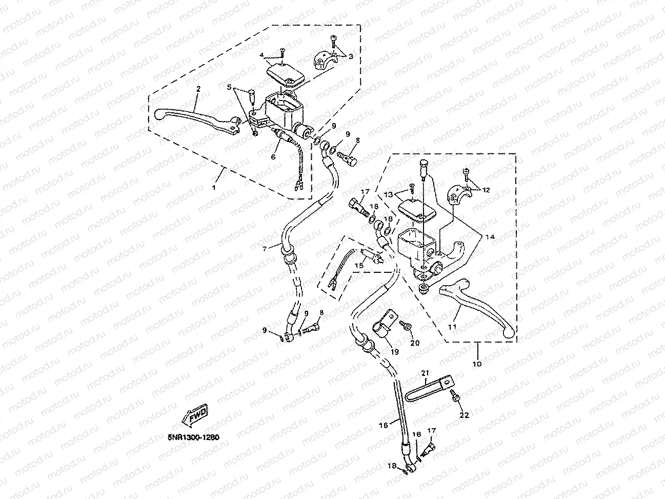 FRONT MASTER CYLINDER