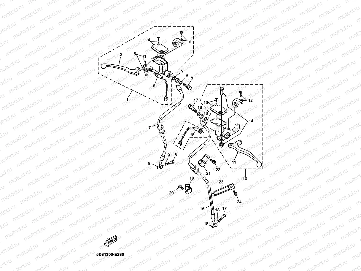 FRONT MASTER CYLINDER