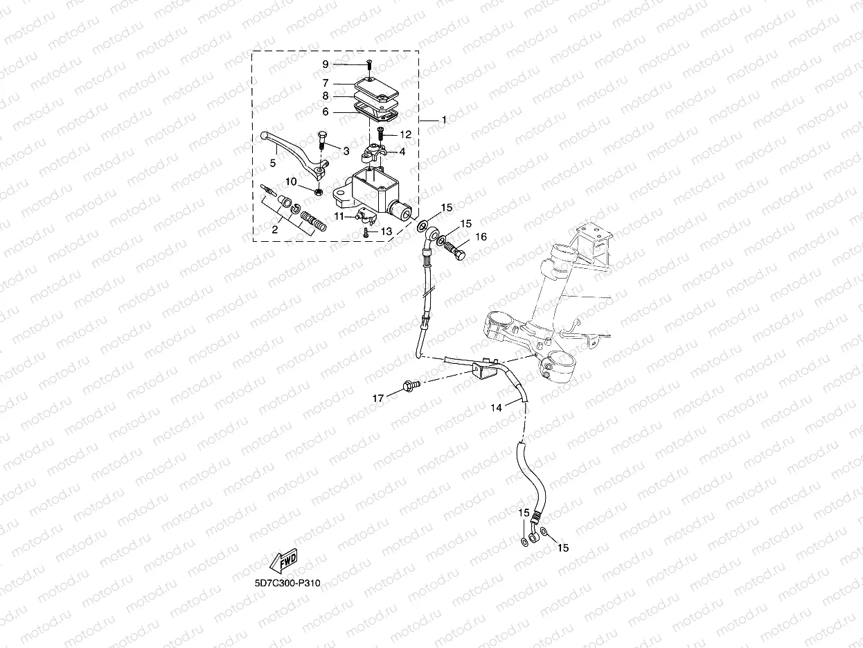FRONT MASTER CYLINDER
