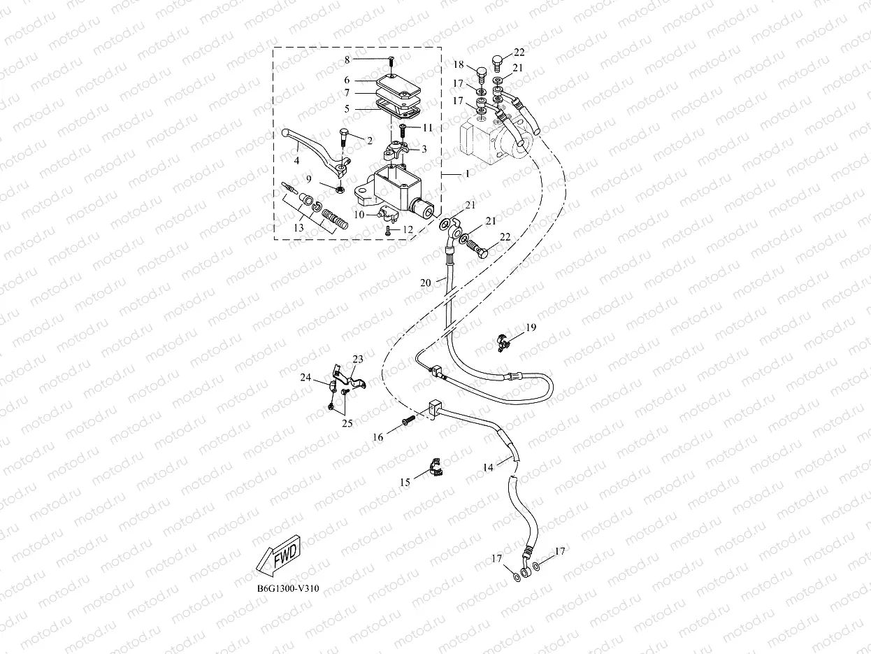 FRONT MASTER CYLINDER