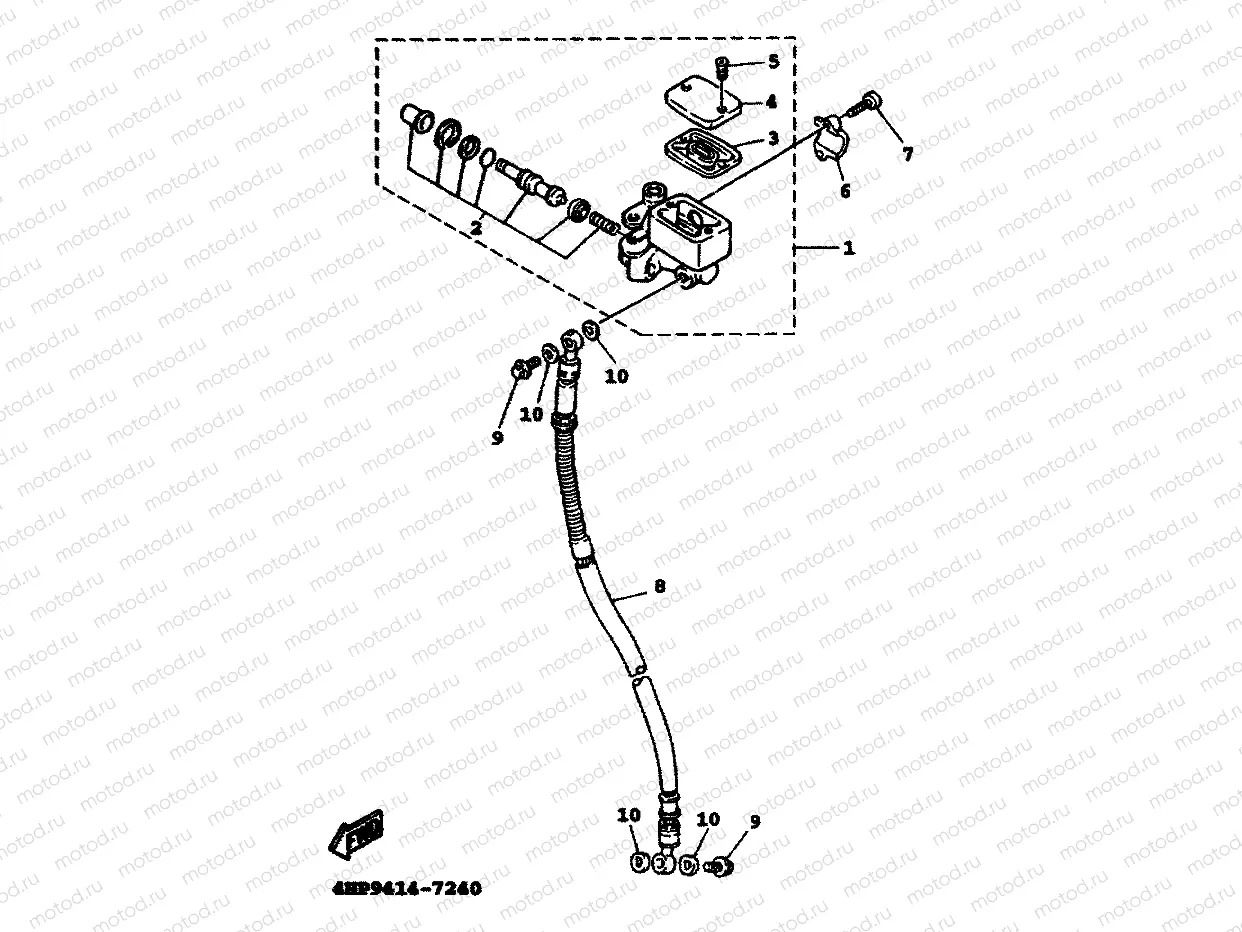 FRONT MASTER CYLINDER