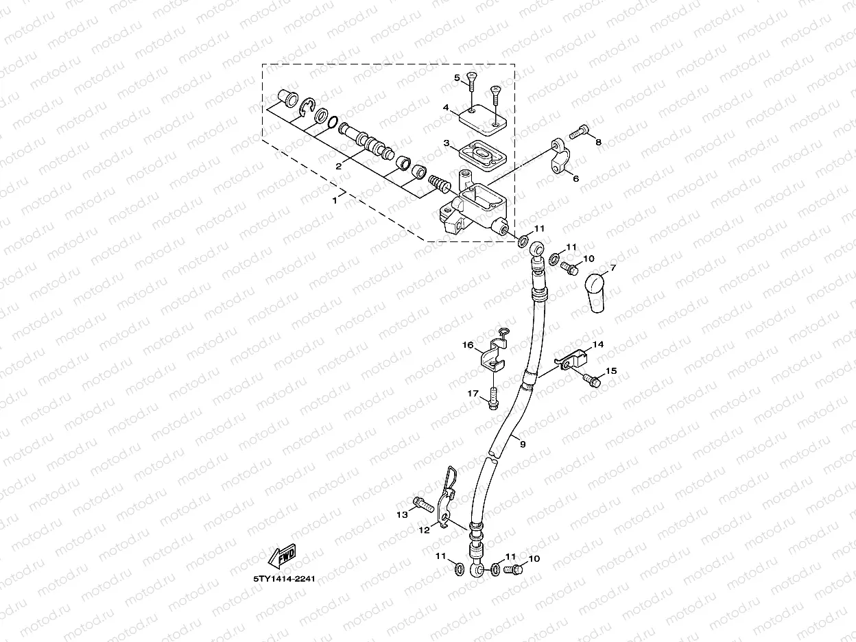 FRONT MASTER CYLINDER