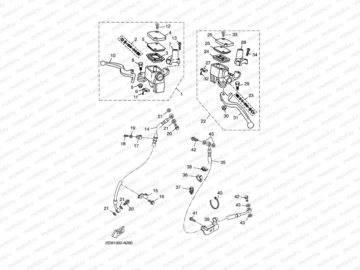 FRONT MASTER CYLINDER
