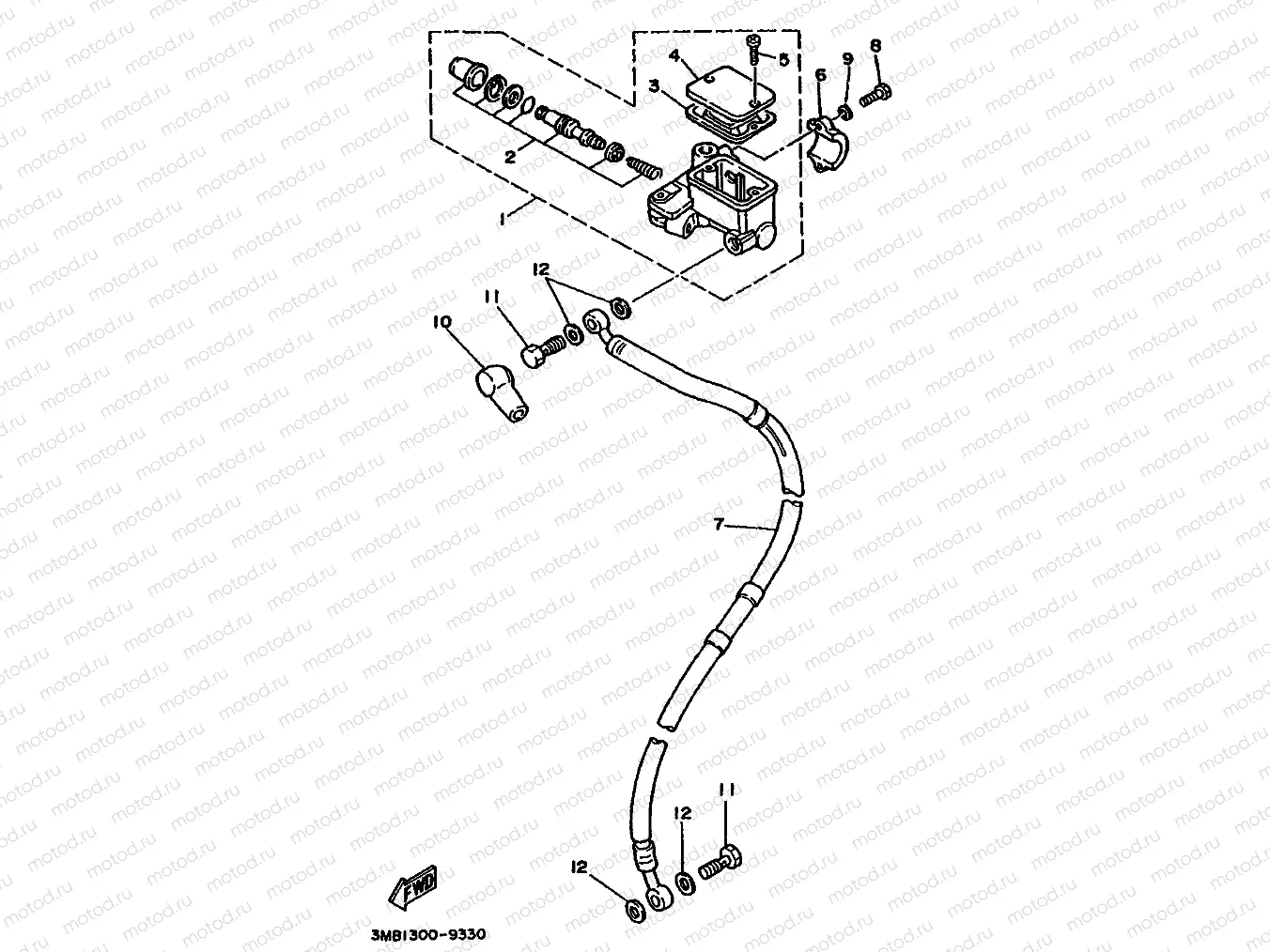 FRONT MASTER CYLINDER