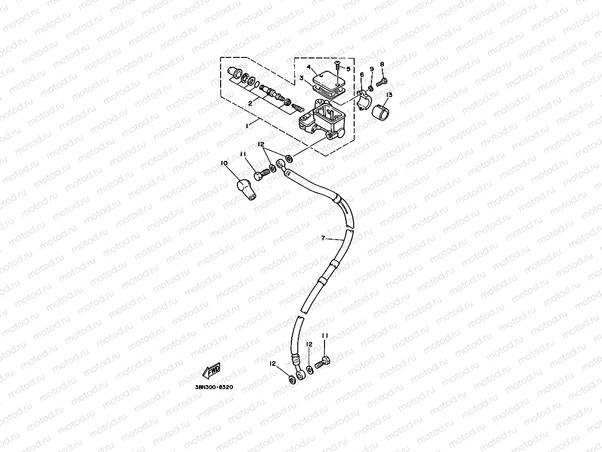 FRONT MASTER CYLINDER