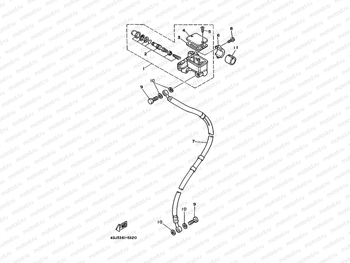 FRONT MASTER CYLINDER