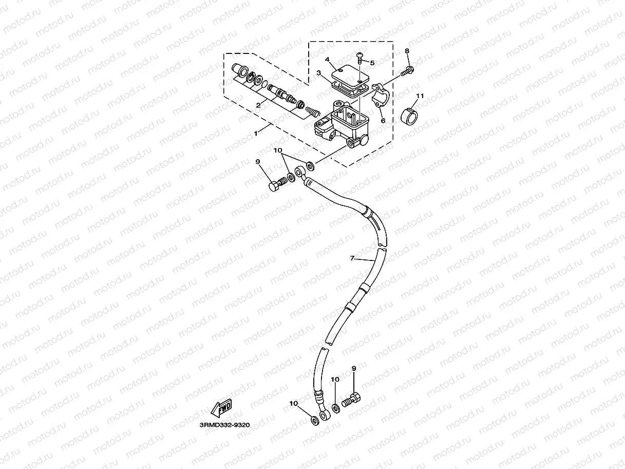 FRONT MASTER CYLINDER