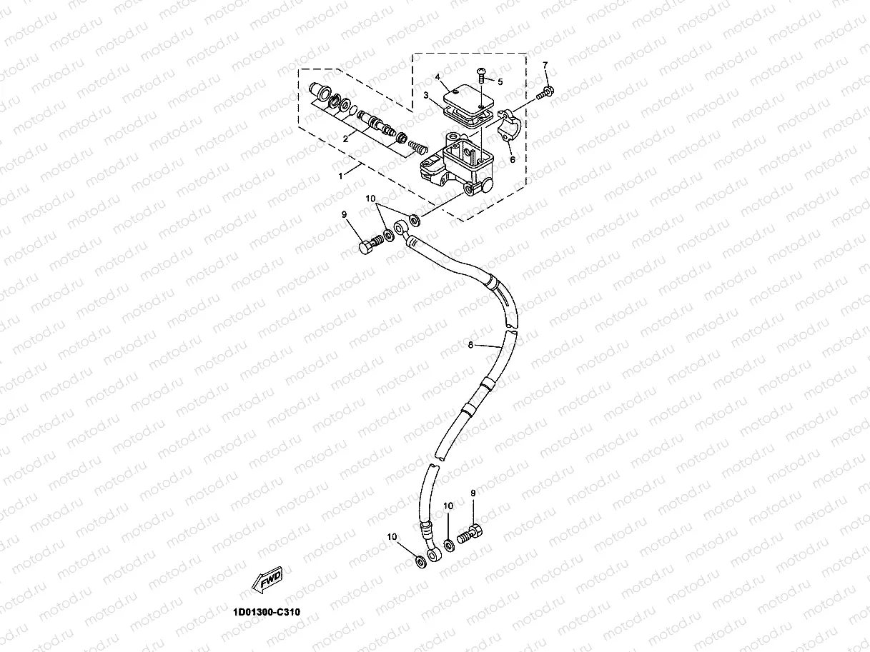 FRONT MASTER CYLINDER
