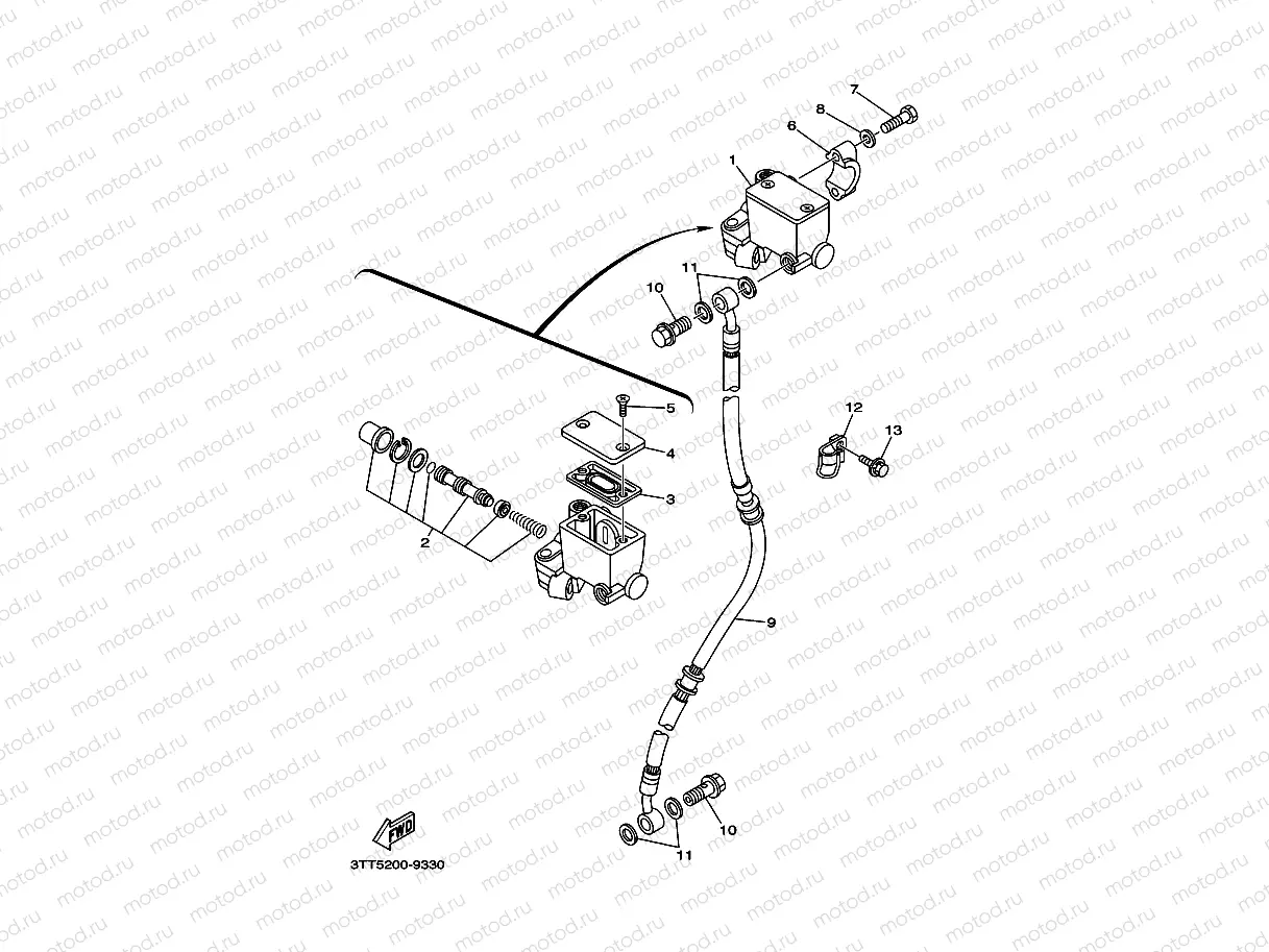 FRONT MASTER CYLINDER
