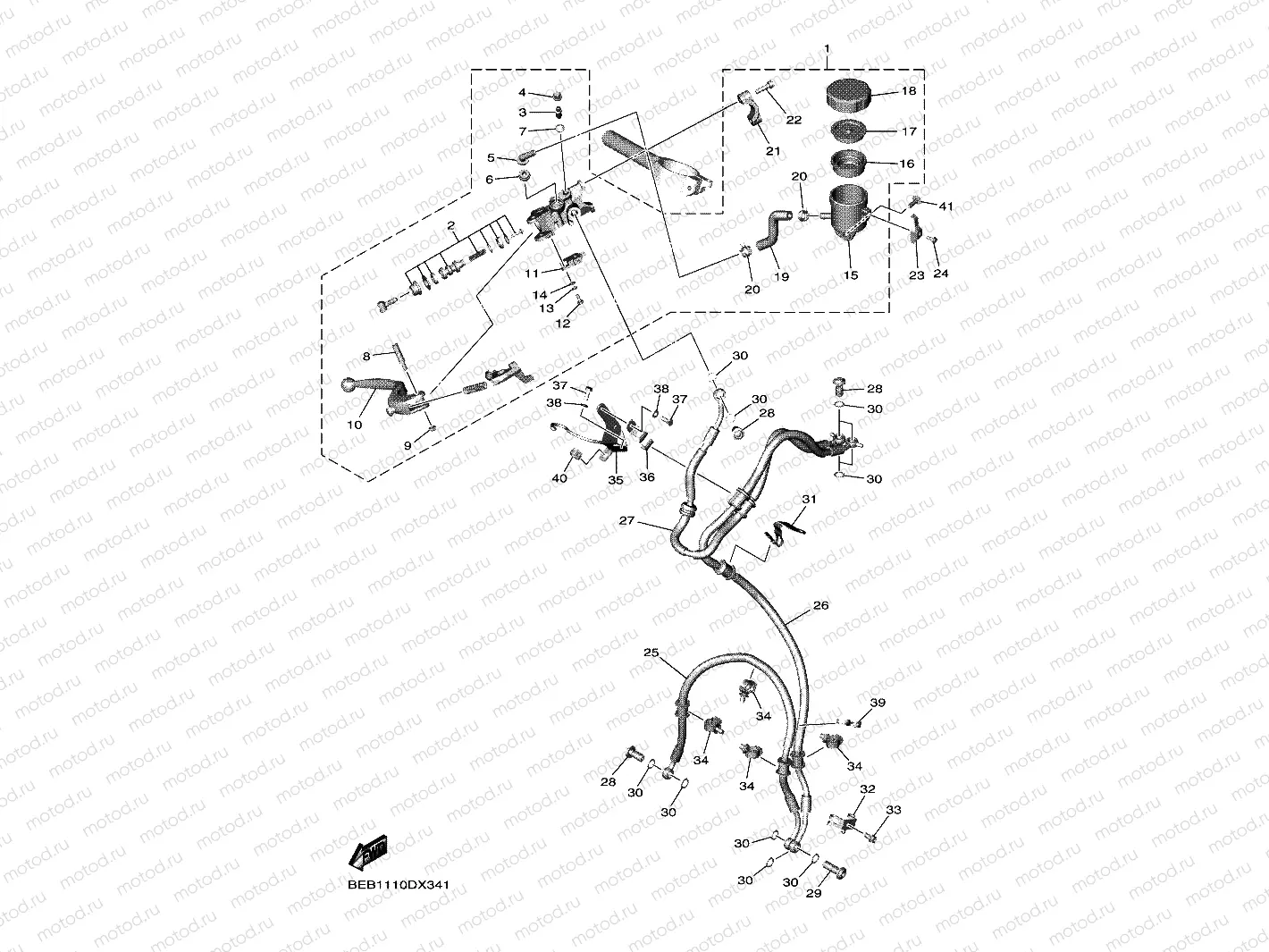 FRONT MASTER CYLINDER