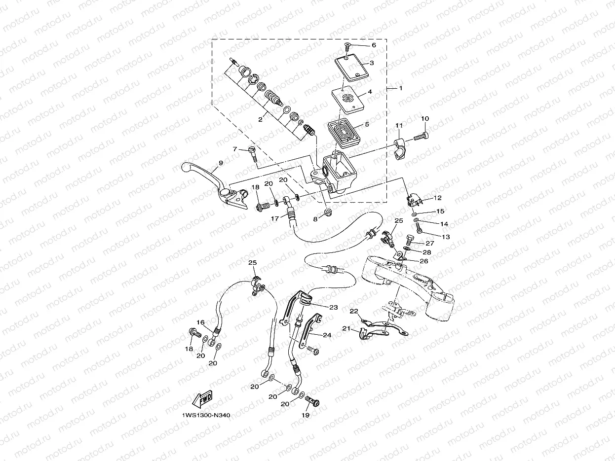 FRONT MASTER CYLINDER