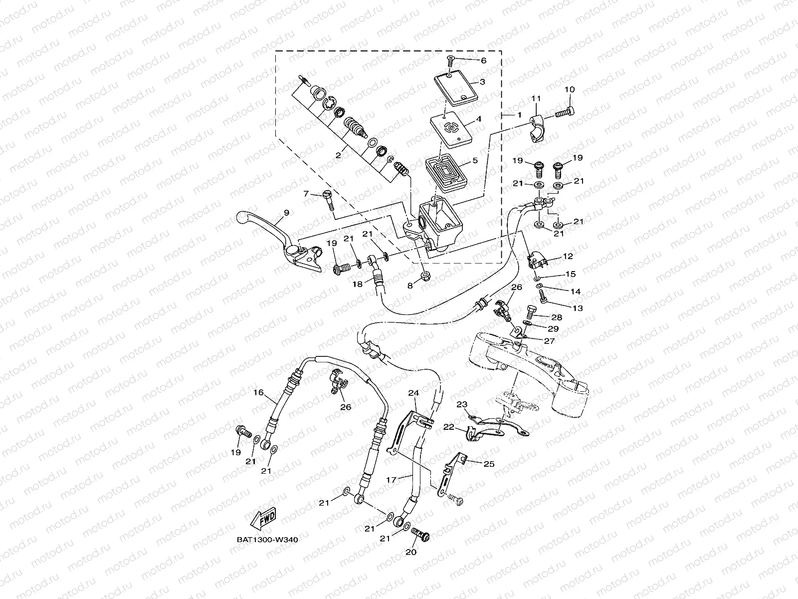 FRONT MASTER CYLINDER