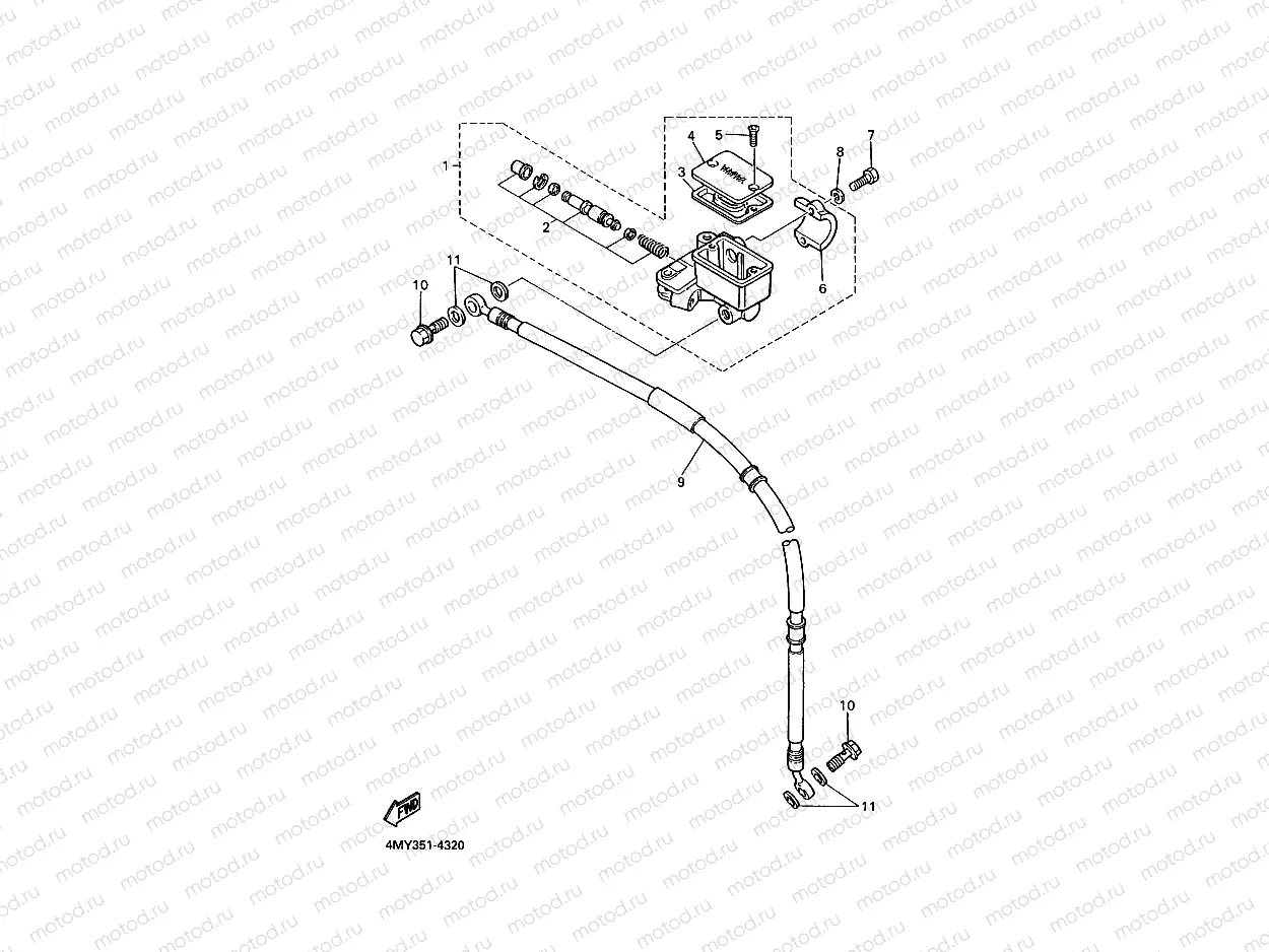 FRONT MASTER CYLINDER