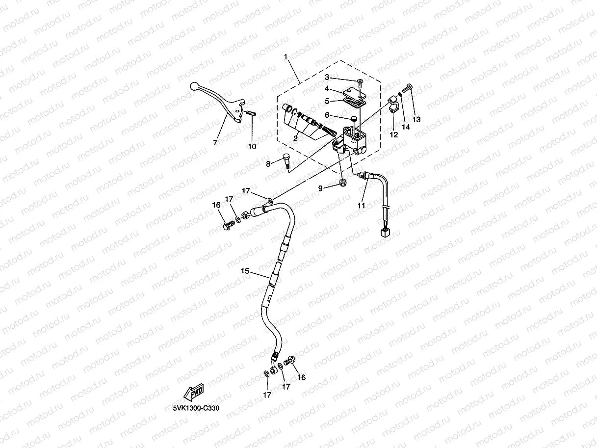 FRONT MASTER CYLINDER
