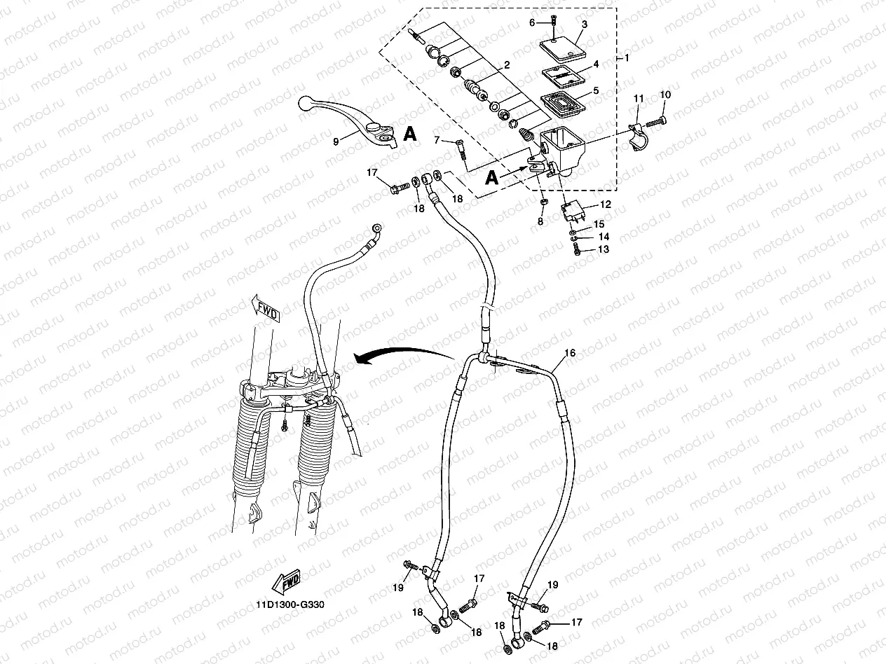 FRONT MASTER CYLINDER