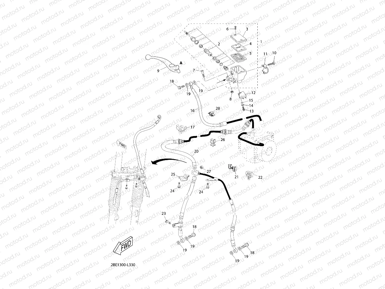 FRONT MASTER CYLINDER