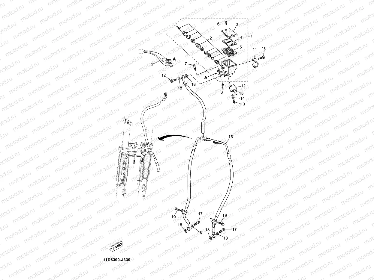 FRONT MASTER CYLINDER