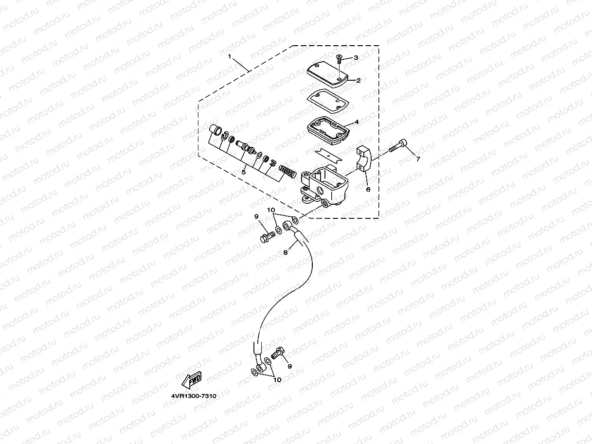 FRONT MASTER CYLINDER