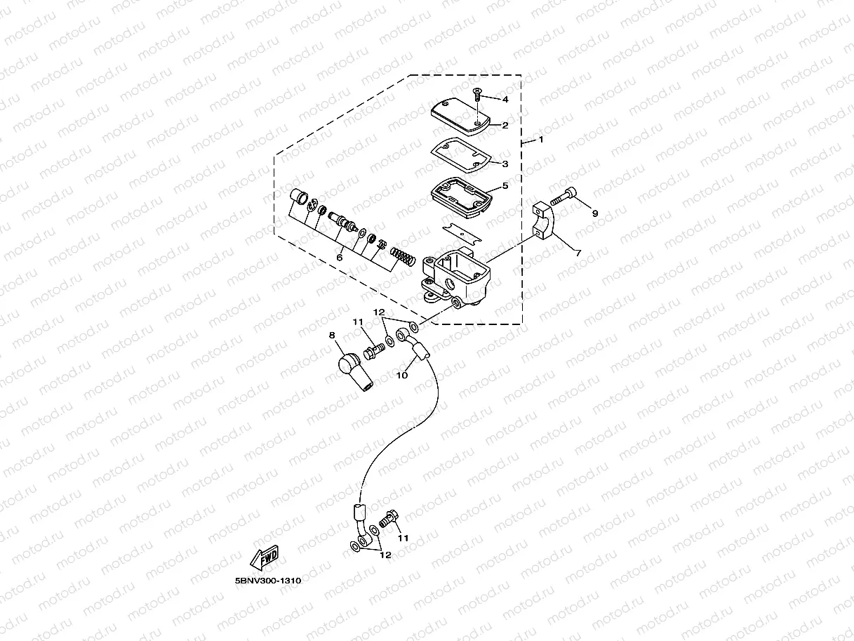 FRONT MASTER CYLINDER