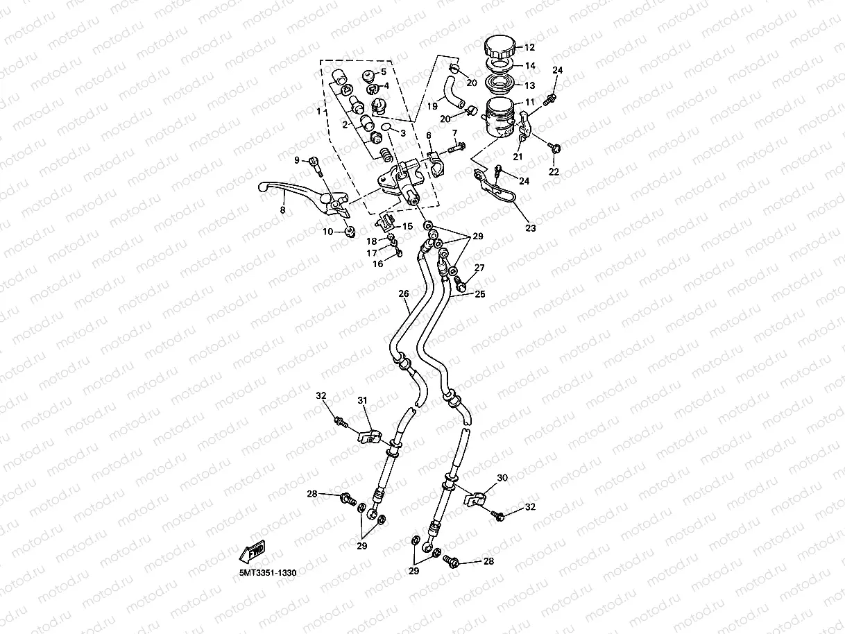 FRONT MASTER CYLINDER