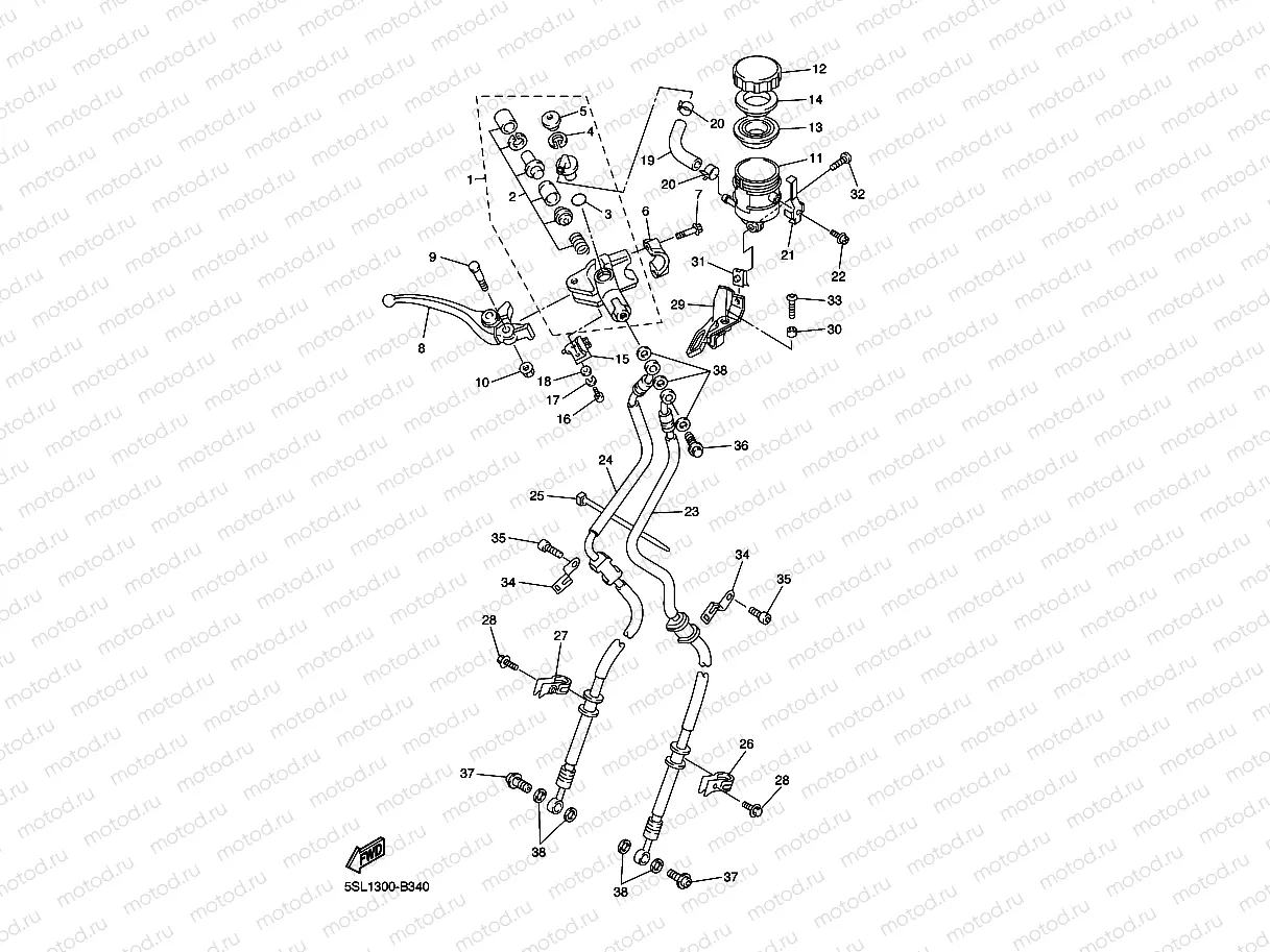 FRONT MASTER CYLINDER