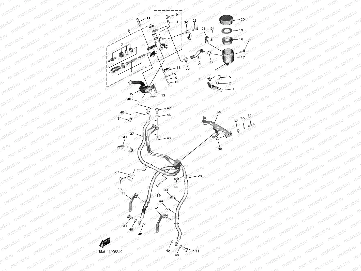 FRONT MASTER CYLINDER