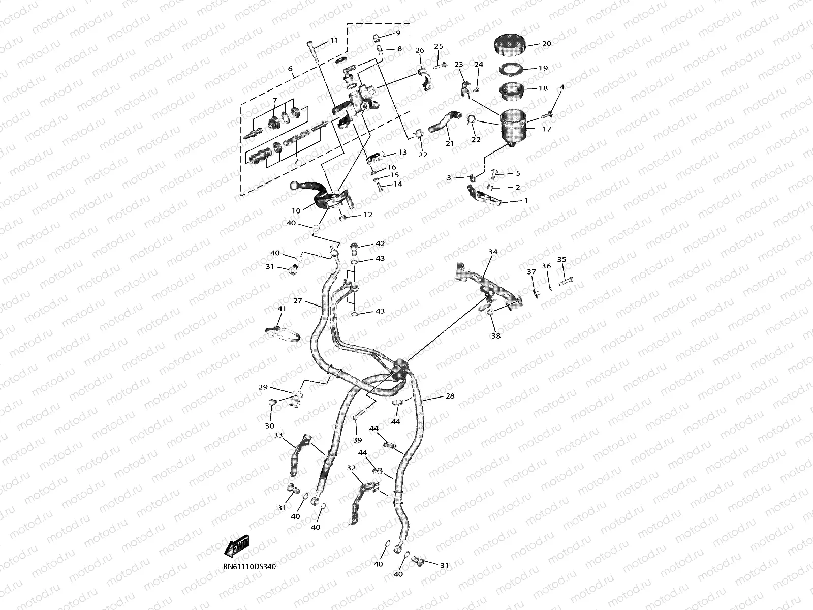FRONT MASTER CYLINDER