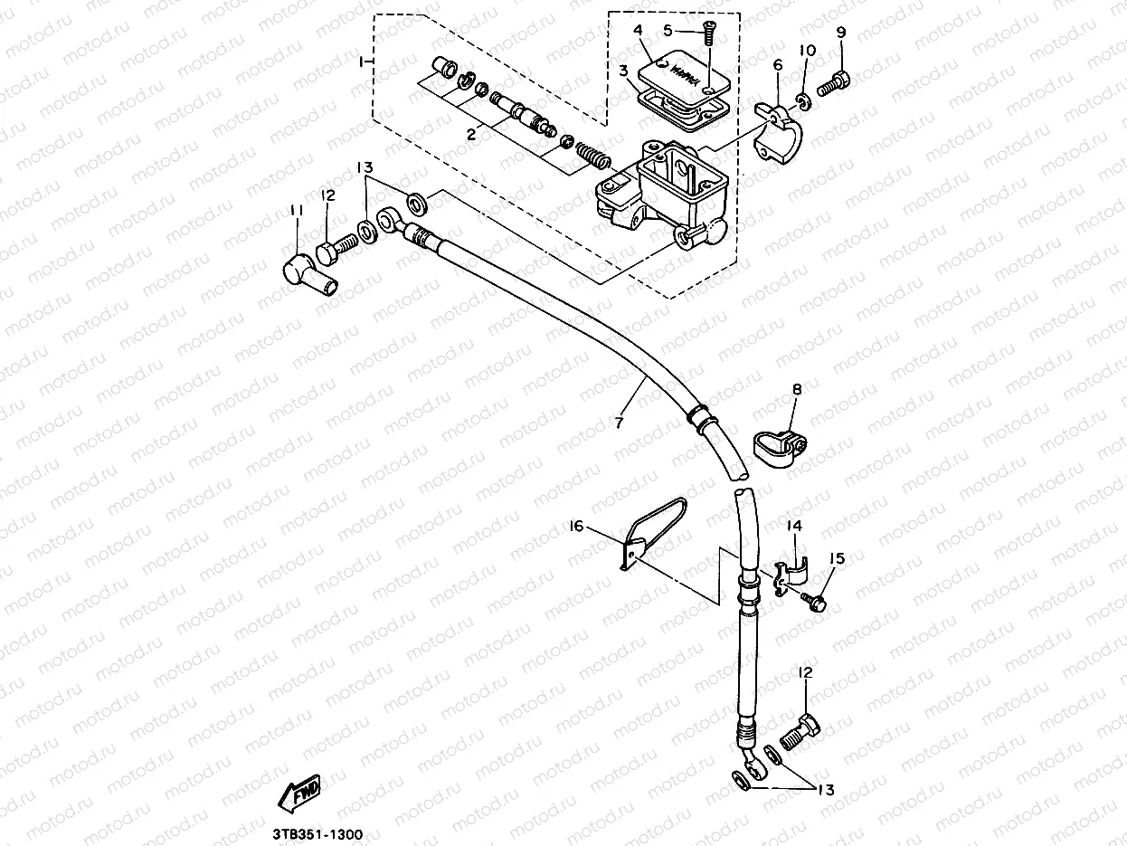 FRONT MASTER CYLINDER
