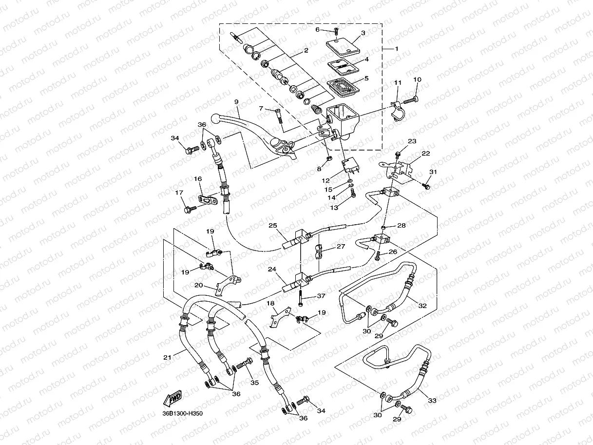 FRONT MASTER CYLINDER