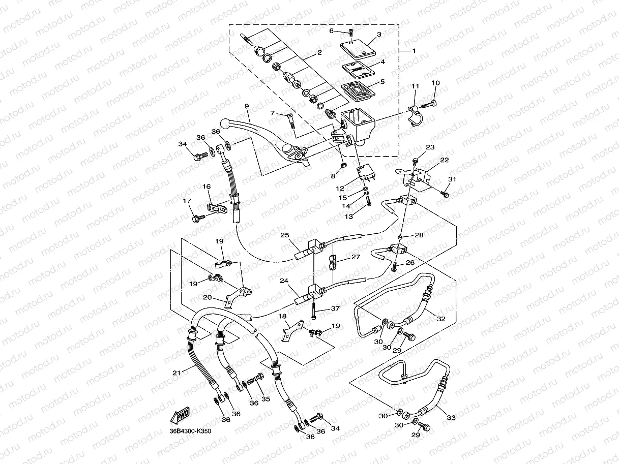 FRONT MASTER CYLINDER