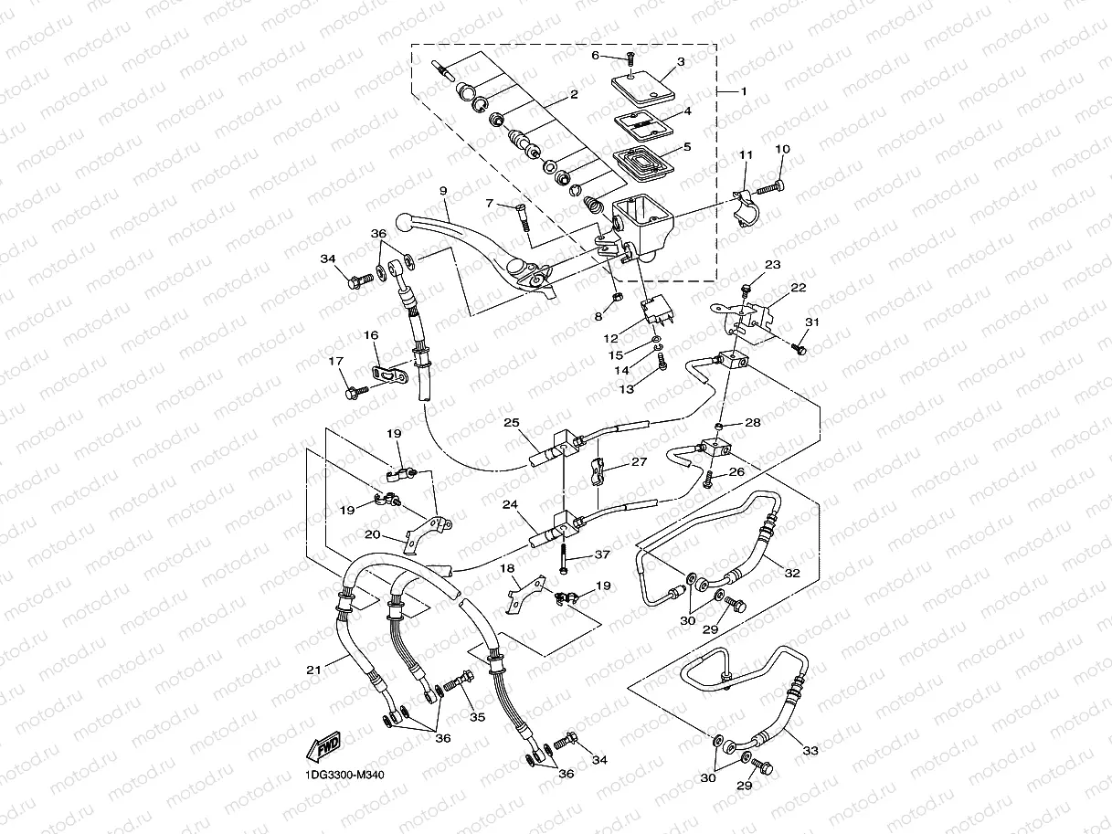 FRONT MASTER CYLINDER