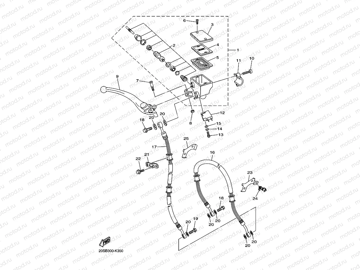 FRONT MASTER CYLINDER