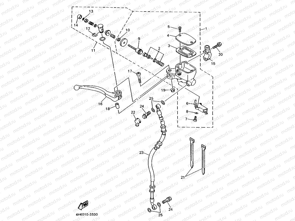 FRONT MASTER CYLINDER