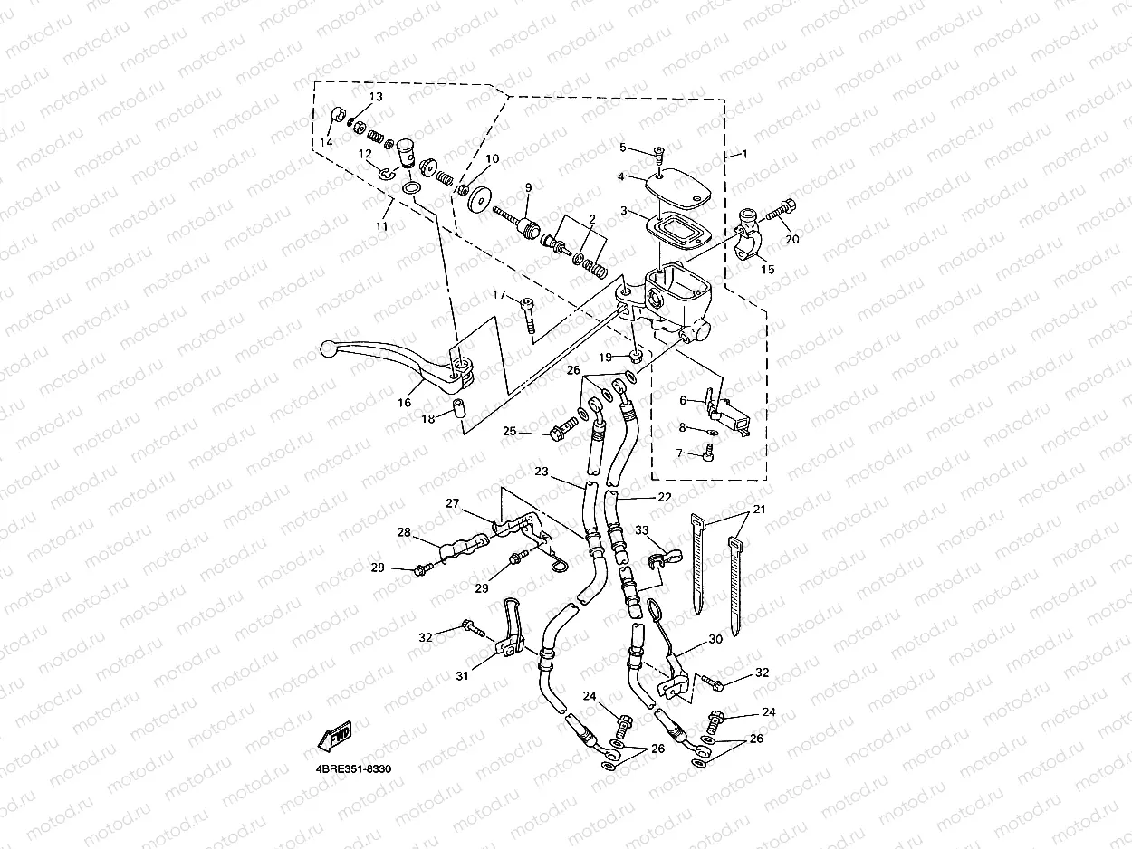 FRONT MASTER CYLINDER