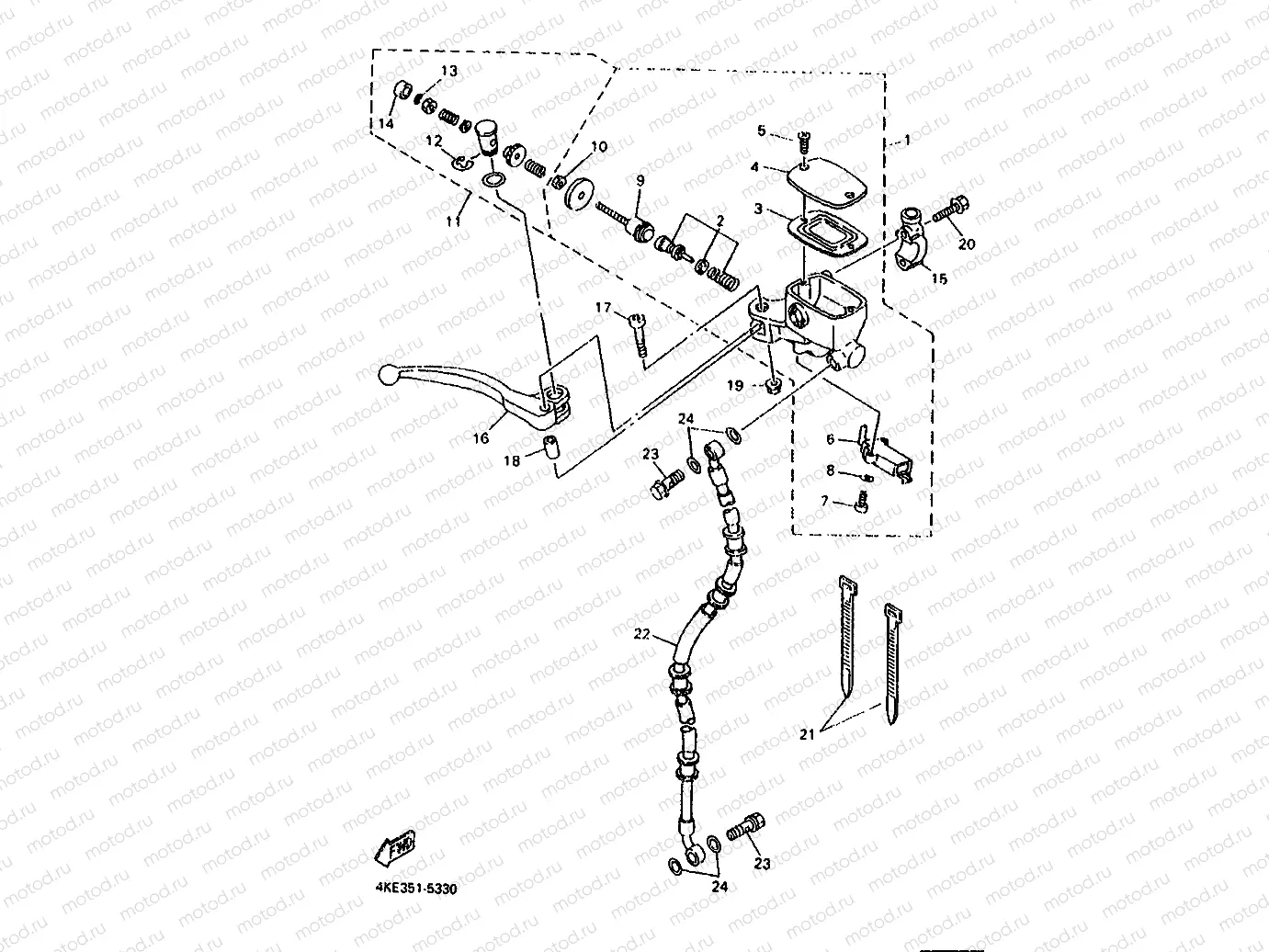 FRONT MASTER CYLINDER