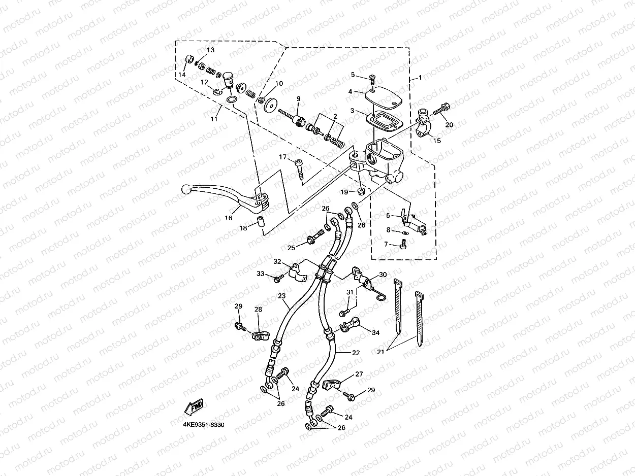 FRONT MASTER CYLINDER