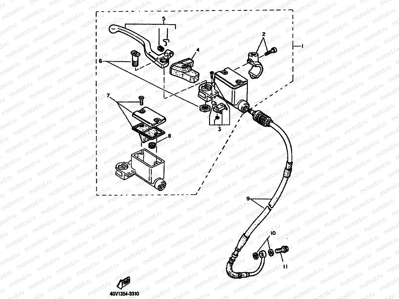 FRONT MASTER CYLINDER