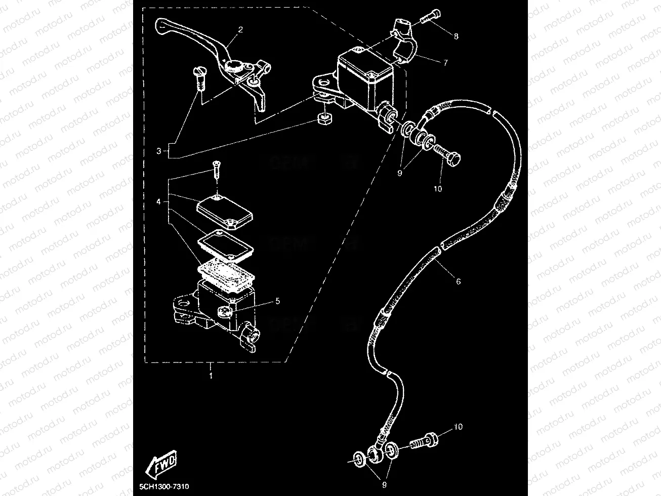 FRONT MASTER CYLINDER