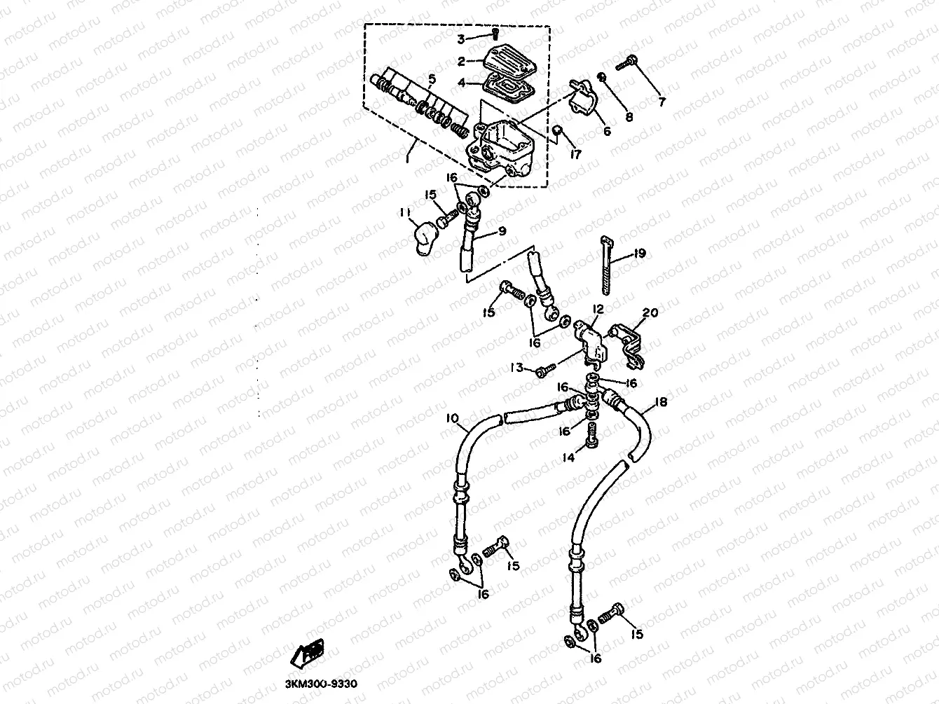 FRONT MASTER CYLINDER