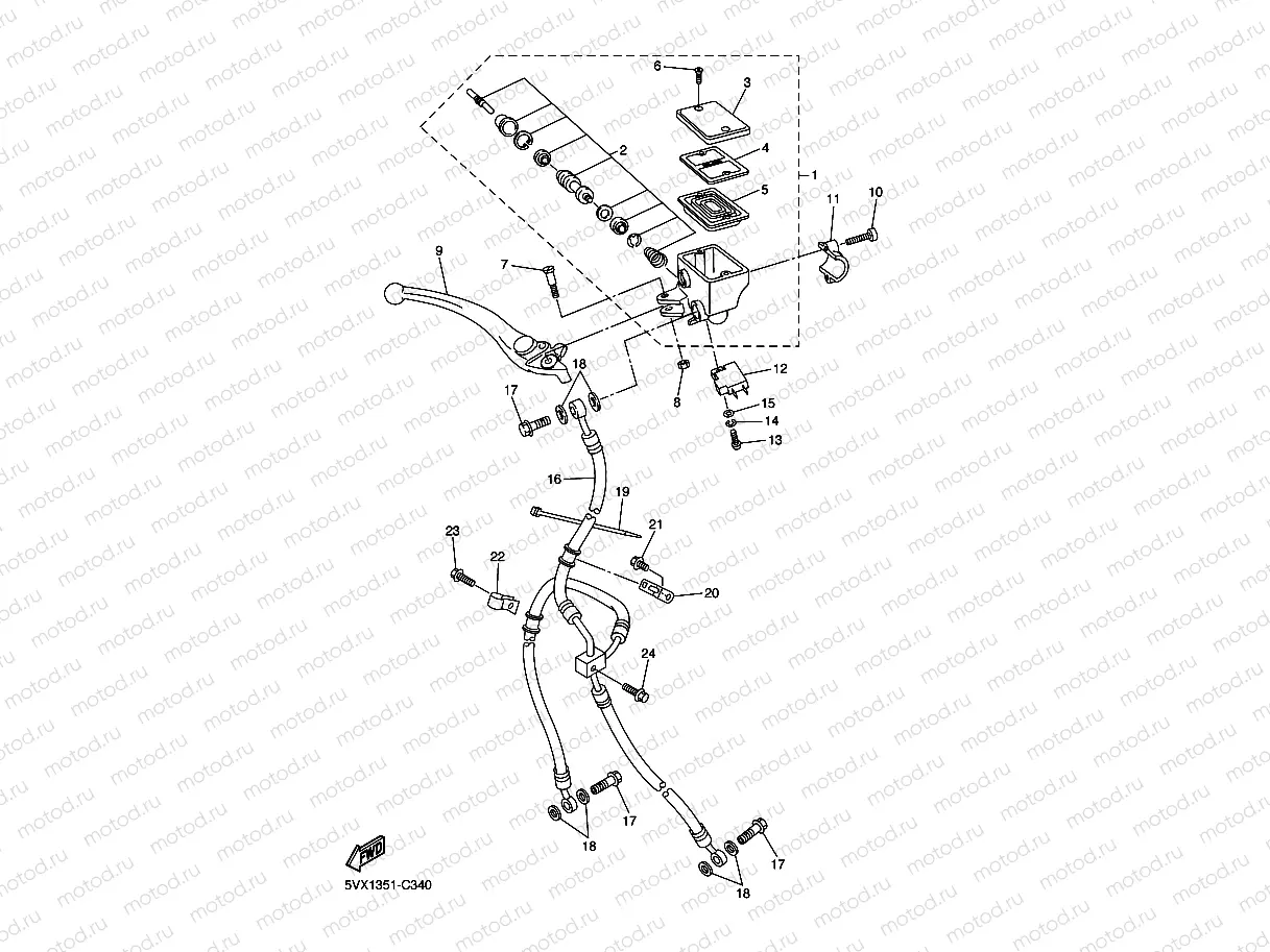 FRONT MASTER CYLINDER