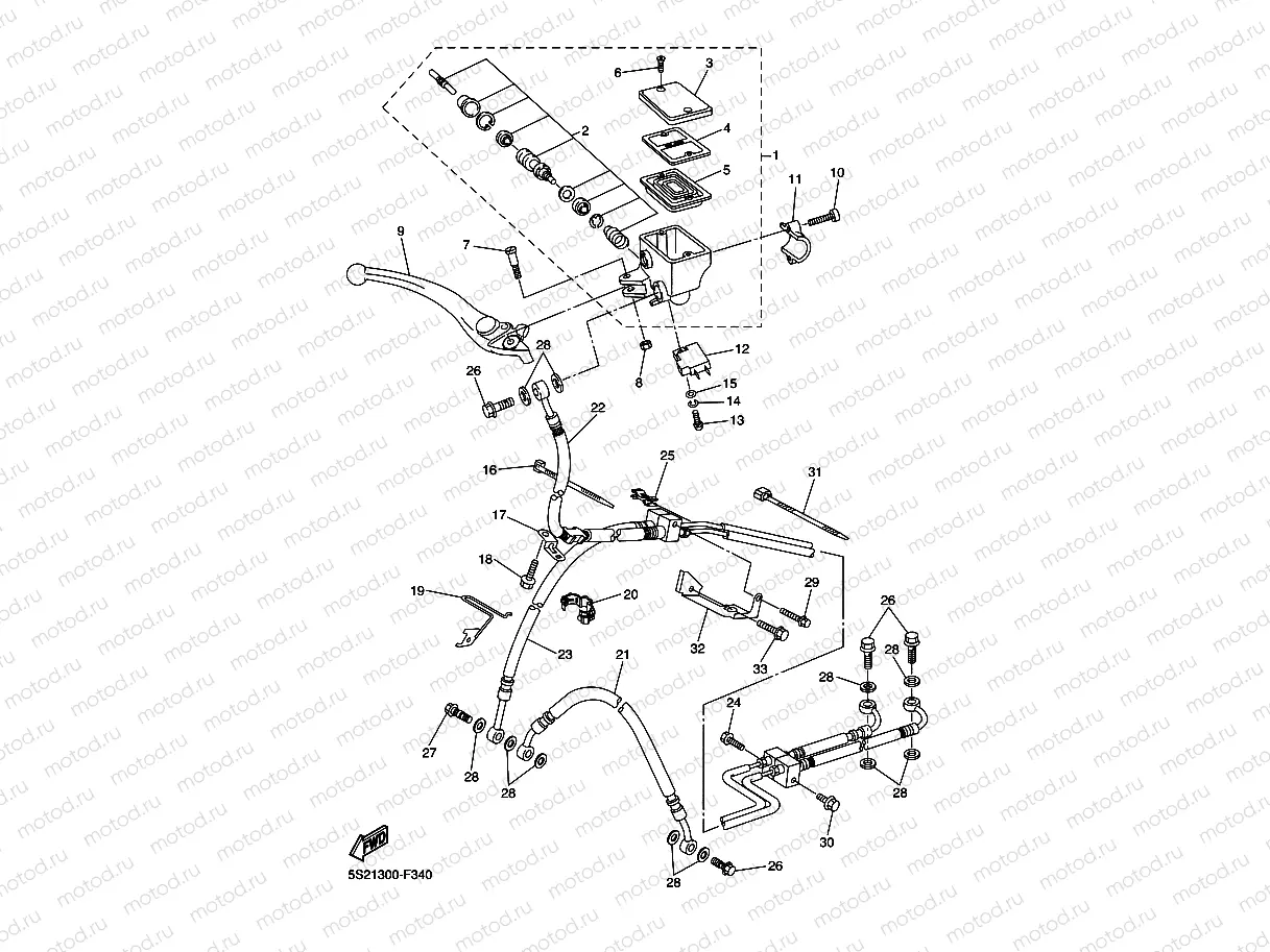 FRONT MASTER CYLINDER