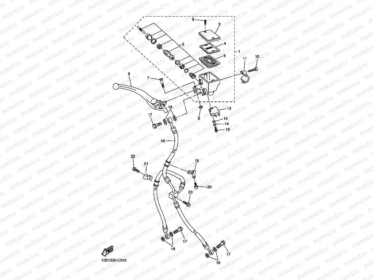 FRONT MASTER CYLINDER