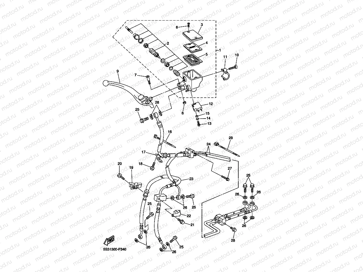 FRONT MASTER CYLINDER