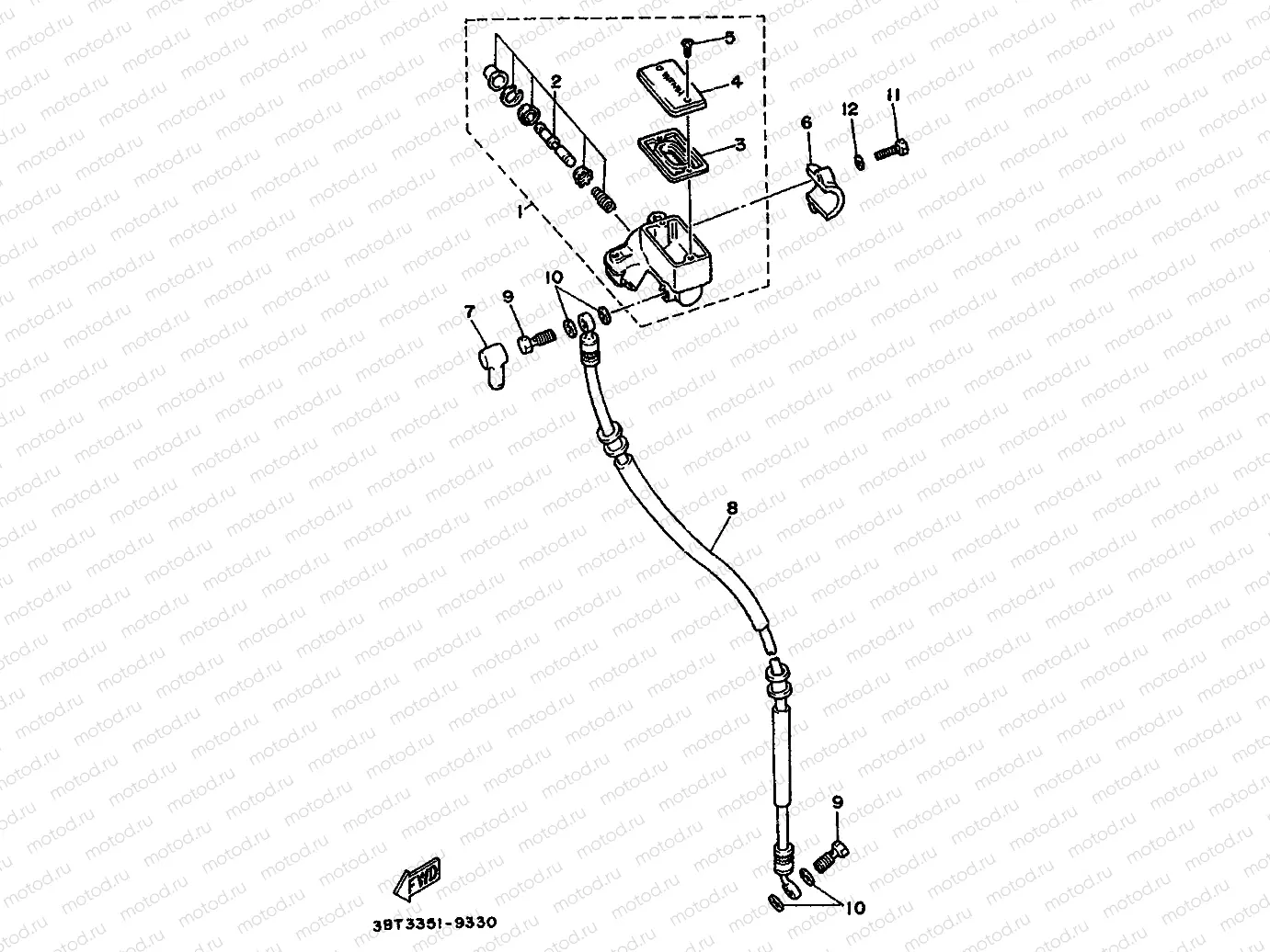 FRONT MASTER CYLINDER