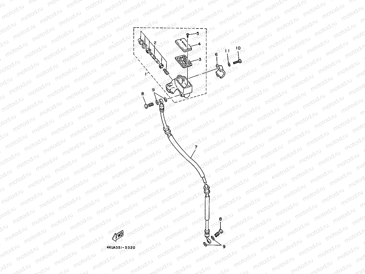 FRONT MASTER CYLINDER