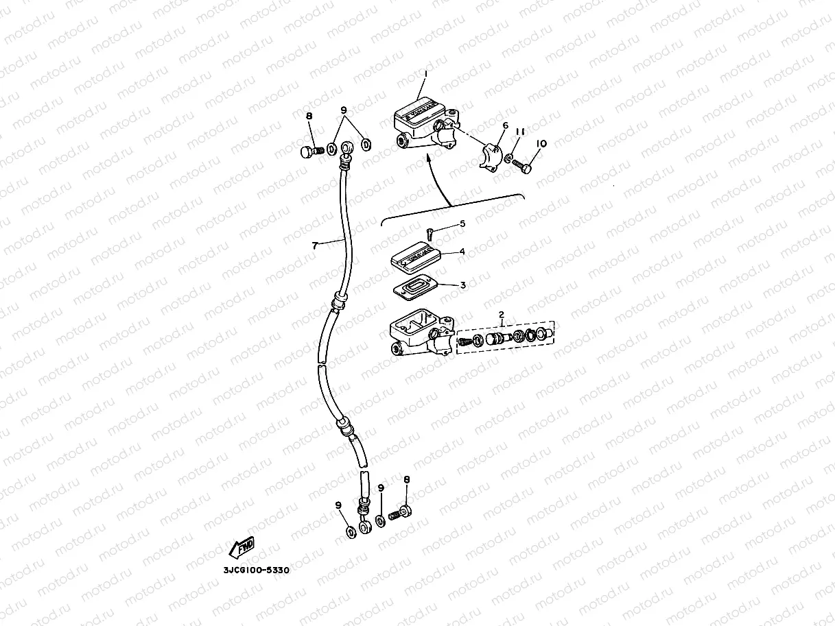 FRONT MASTER CYLINDER