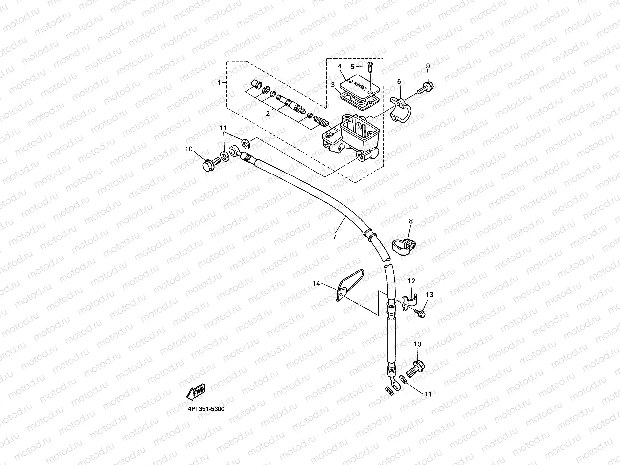 FRONT MASTER CYLINDER