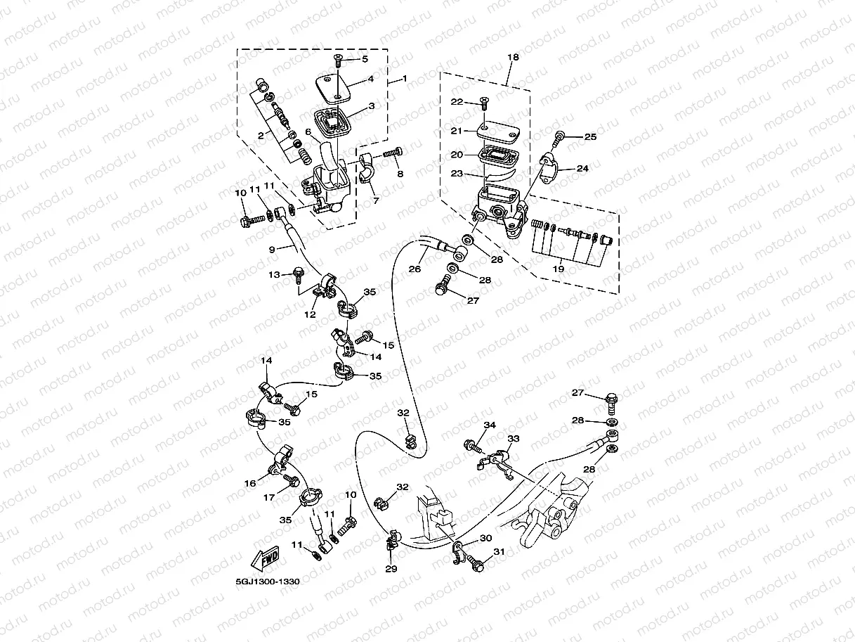 FRONT MASTER CYLINDER